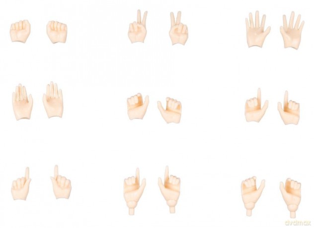 Megami Device M.S.G 09 Accessory Set 1/1 Hand Set Skin Color A