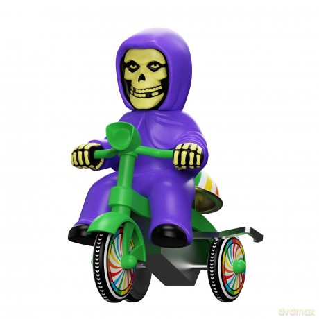 Misfits Super Cycles Vehicle Fiend (Purple w/ Green Trike)