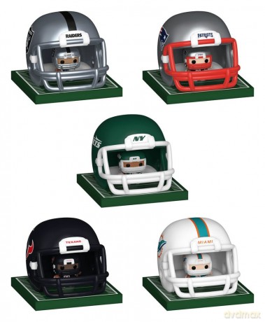 NFL Bitty POP! Helmets Vinyl Figures AFC Series 1