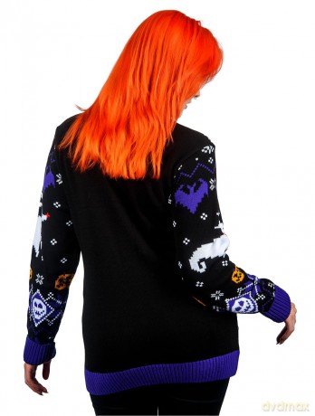 Nightmare Before Christmas Christmas Sweater 8-bit Size M