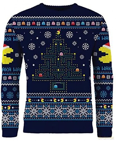 Pac-Man Christmas Sweater Size XXXL