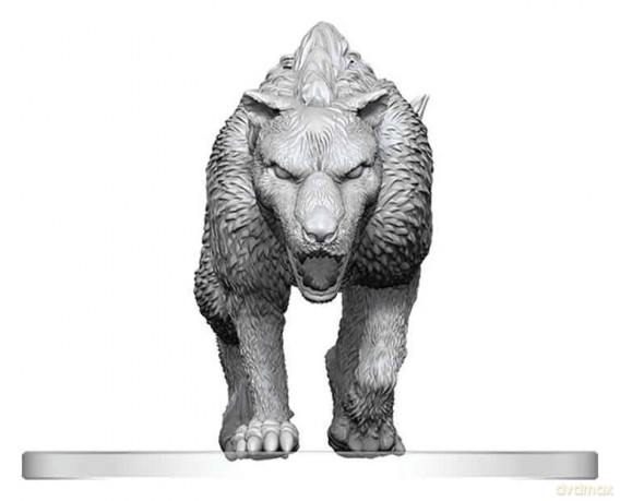 Pathfinder Battles Deep Cuts Unpainted Miniature Hyaenodon 13 cm