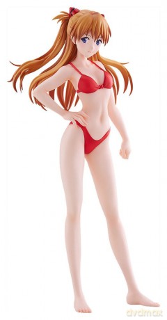 Rebuild of Evangelion Pop Up Parade Beach Queens Asuka Shikinami Langley (Bikini Style) L Size 23 cm