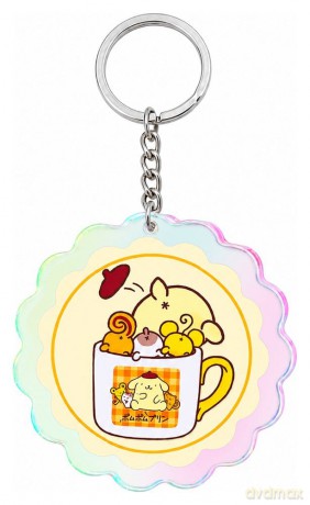 Sanrio Acrylic Keychain Pompompurin 30th Anniversary Squishy Cute Purin 02
