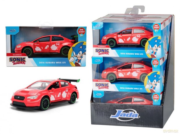 Sonic Diecast Model 1:32 Knuckles 2016 Subaru WRX STI