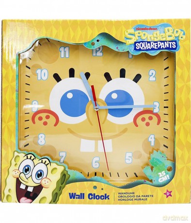Spongebob Wall Clock square Spongebob