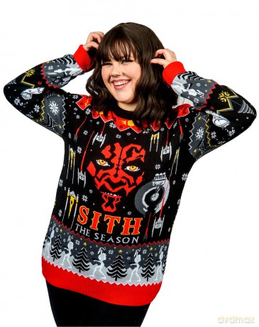 Star Wars Christmas Sweater Sith Size S