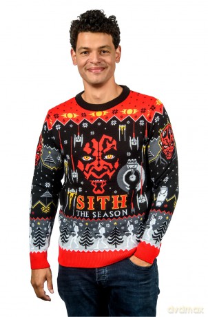 Star Wars Christmas Sweater Sith Size XL