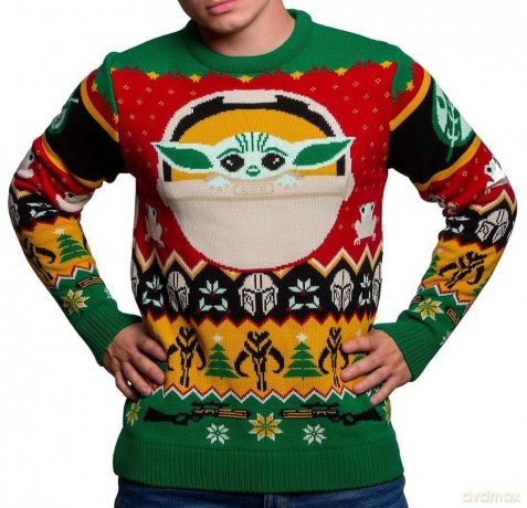 Star Wars Christmas Sweater The Child Size XL