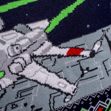 Star Wars Christmas Sweater X-Wing v TIE Fighter Size XXXL