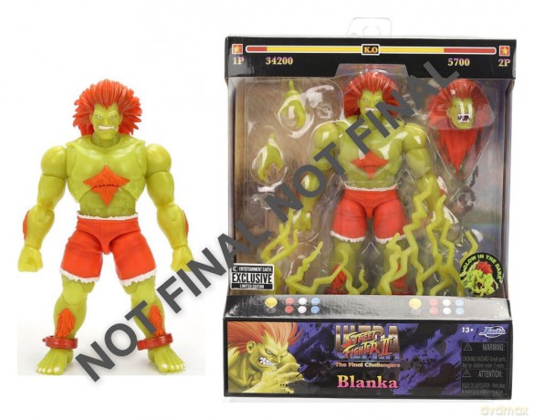 Street Fighter Action Figure II Blanka GID 19 cm