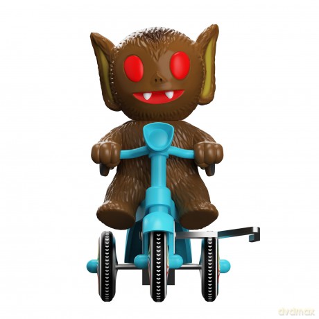 Super7 Super Cycles Vehicle Bat Boy (Brown w/ Blue Trike)
