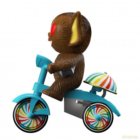 Super7 Super Cycles Vehicle Bat Boy (Brown w/ Blue Trike)