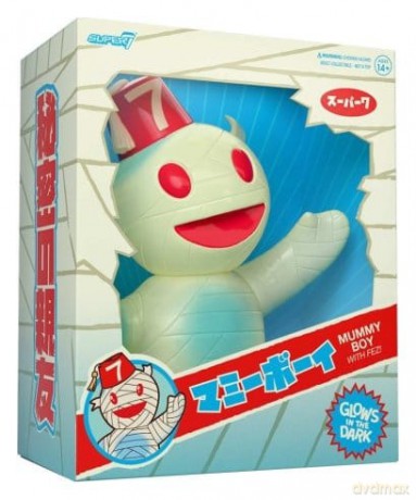 Super7 Vinyl Figure Mummy Boy (Glow w/ Fez)
