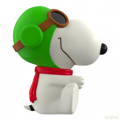 Vintage Peanuts Fun! Fun! Mini Figure Snoopy (Green Hat Flying Ace)