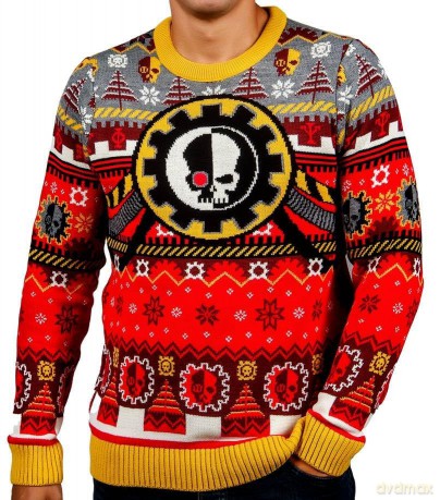Warhammer 40,000 Christmas Sweater Admech Size M
