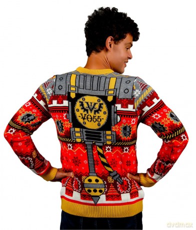 Warhammer 40,000 Christmas Sweater Admech Size M