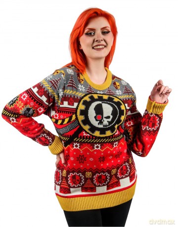 Warhammer 40,000 Christmas Sweater Admech Size M