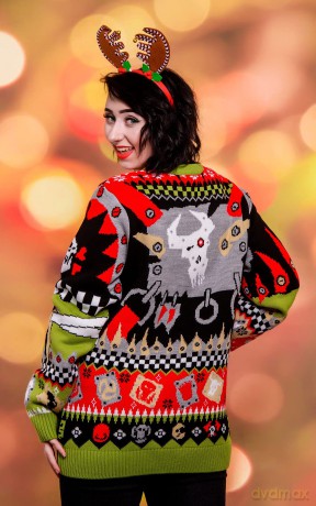 Warhammer 40,000 Christmas Sweater Ork Size M