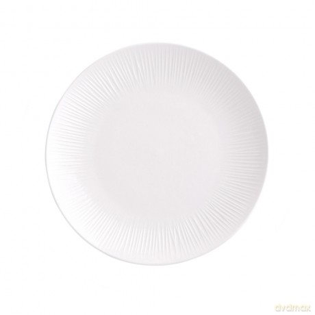 Alessia Talerz Deserowy Nbc 20,5 cm Porcelana Kremowa