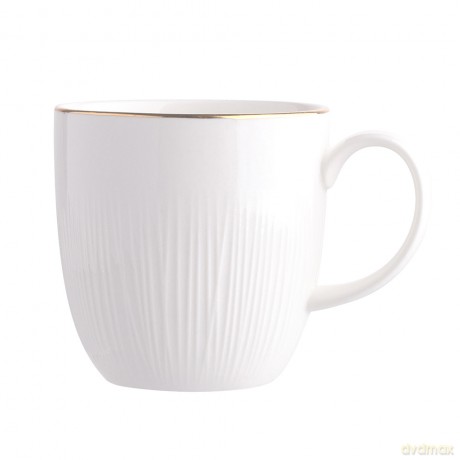 Alessia Złota Linia Kubek Nbc 280 Ml Porcelana Kremowa