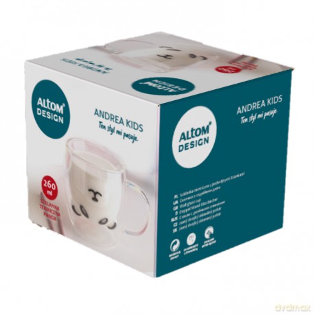 Andrea Kids Kubek Termiczny 260ml Dek.Panda