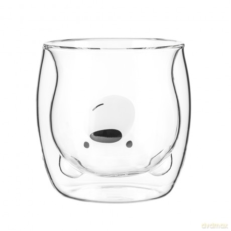 Andrea Kids Szklanka Termiczna 260ml Dek.Miś