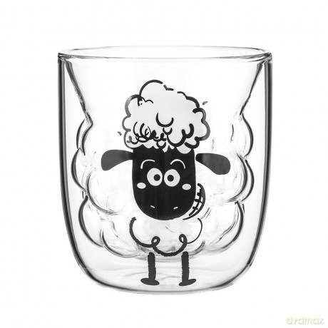 Andrea Kids Szklanka Termiczna 300ml Dek.Baranek