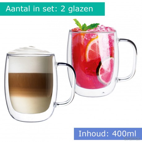 Andrea Kpl. 2 Kubków Termicznych 400ml