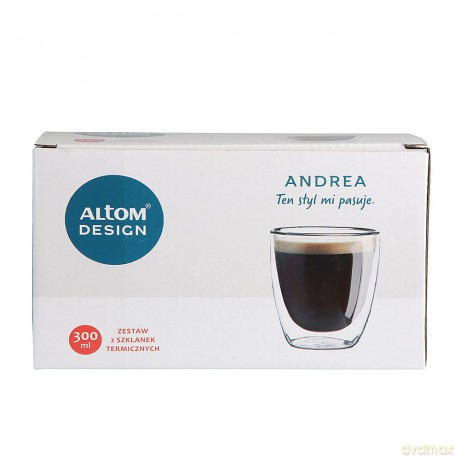 Andrea Kpl. 2 Szklanek Termicznych 300 Ml