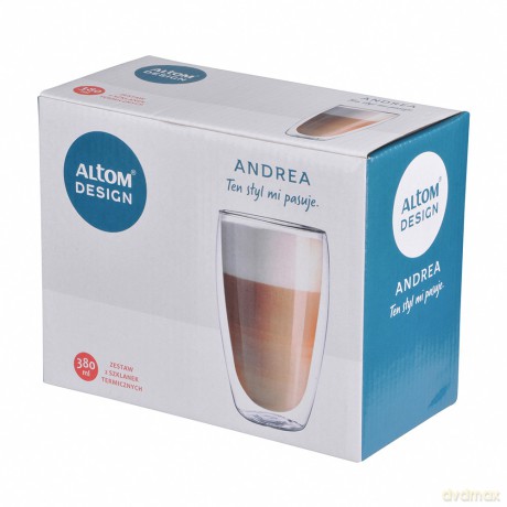Andrea Kpl. 2 Szklanek Termicznych 380 Ml
