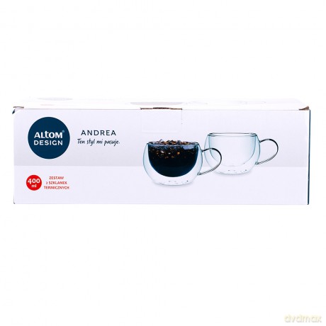 Andrea Kpl. 2 Szklanek Termicznych 400 Ml