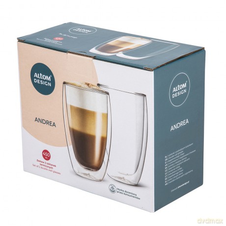 Andrea Kpl. 2 Szklanek Termicznych 450 Ml