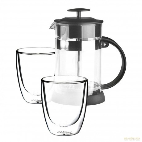 Andrea Zestaw Zaparzacz 800 Ml + 2 X Szklanka Termiczna 300 Ml