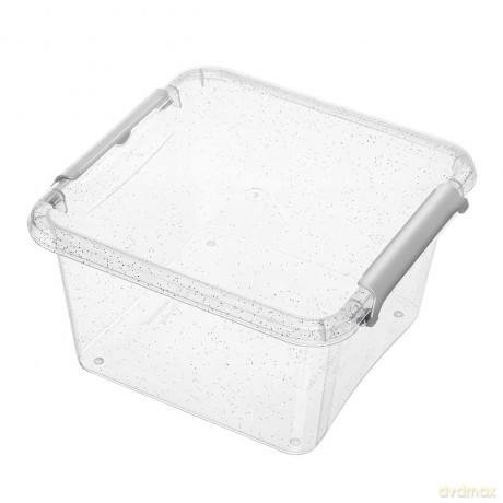 Antibacterial Komplet 2szt Pojemników Do Żywności Kwadratowych 1,15l (3029)