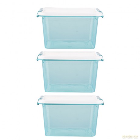 Arcticline Komplet 3 Pojemników Do Żywności Kwadratowy 1,15l 15x15x8,5cm (3812)