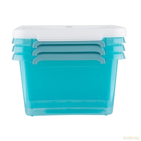 Arcticline Komplet 3 Pojemników Do Żywności Prostokątnych 0,65l 17x9,5x11cm (3835)