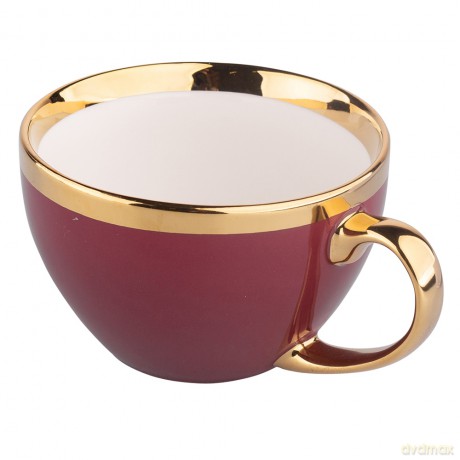 Aurora Gold Filiżanka Jumbo Nbc 400 Ml Bordowa