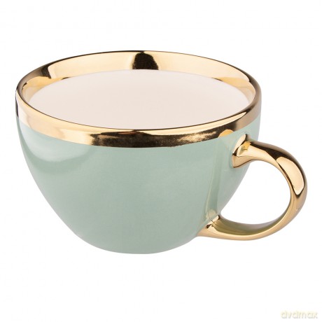 Aurora Gold Filiżanka Jumbo Nbc 400 Ml Jasna Zieleń