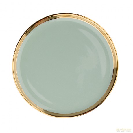 Aurora Gold Talerz Deserowy Nbc 20 cm Jasna Zieleń