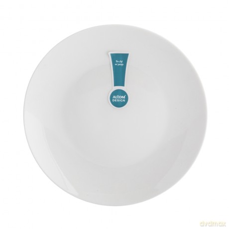 Bella Talerz Deserowy 20cm Porcelana Kremowa