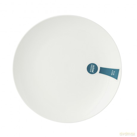 Bella Talerz Deserowy 20cm Porcelana Kremowa