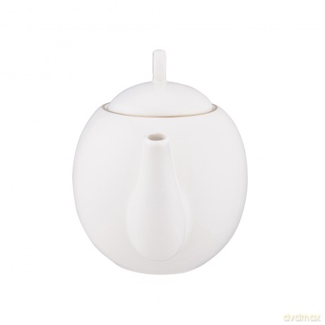 Bella Złota Linia Imbryk 900 Ml Porcelana Kremowa Opaska Pvc