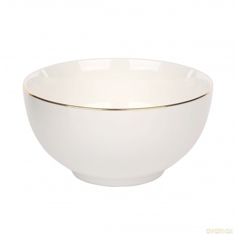 Bella Złota Linia Miska 14 cm 630 Ml Porcelana Kremowa New