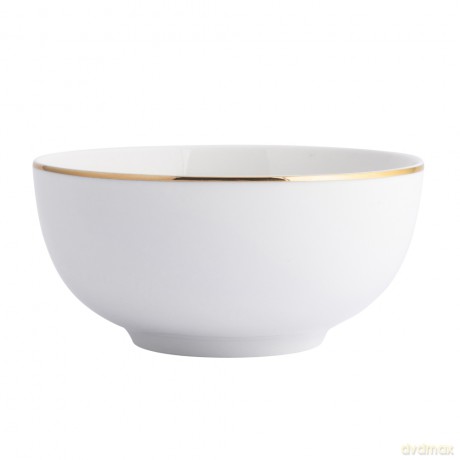 Bella Złota Linia Miska 14 cm 630 Ml Porcelana Kremowa New