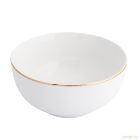 Bella Złota Linia Miska 14 cm 630 Ml Porcelana Kremowa New