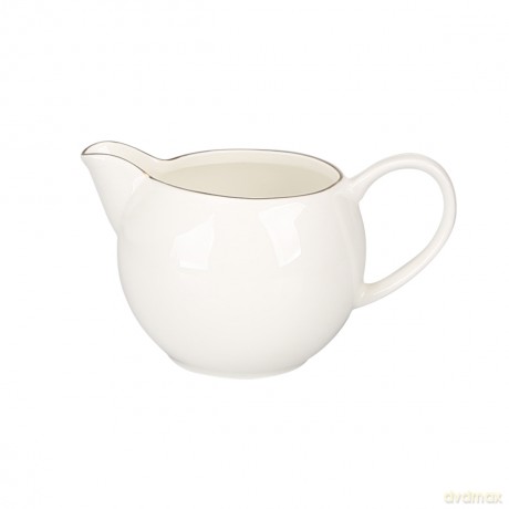 Bella Złota Linia Mlecznik 380 Ml Porcelana Kremowa New