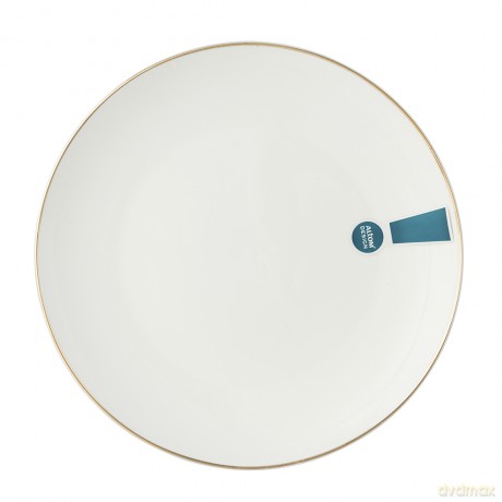 Bella Złota Linia Talerz Głęboki 20 cm 900 Ml Porcelana Kremowa New