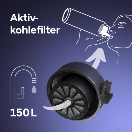 Butelka Filtrująca City 500ml Granatowa