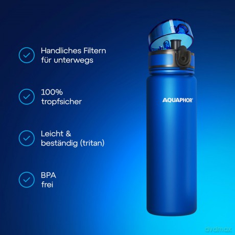 Butelka Filtrująca City 500ml Niebieska